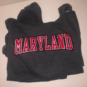 Gray Maryland champions sweatshirt